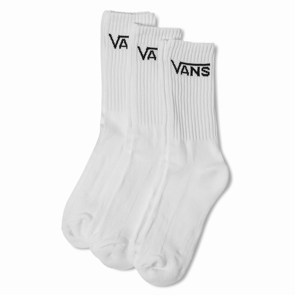 Vans Other - Vans Classic Crew Socks 3-Pack Unisex US Men's Size 6.5-9 Off The Wall White NWT
